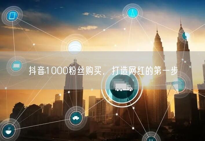 抖音1000粉丝购买，打造网红的第一步