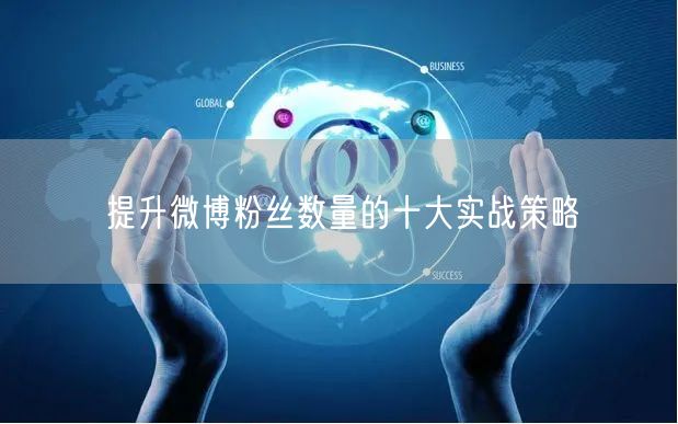 提升微博粉丝数量的十大实战策略