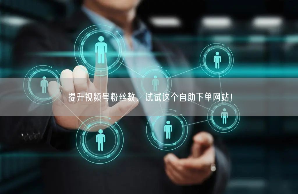 提升视频号粉丝数，试试这个自助下单网站！